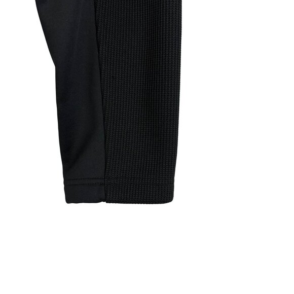 Spyder Mens XXL Quarter-Zip Pullover Long Sleeve Fleece Jacket Spider Logo Black - Picture 4 of 14